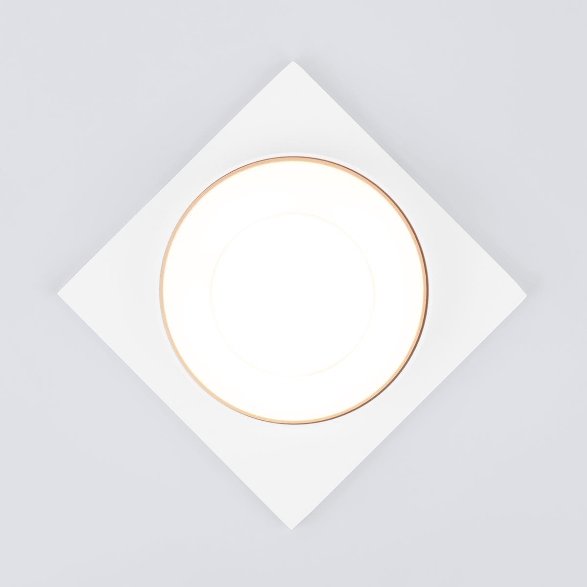 Встраиваемый светильник Elektrostandard 116 MR16 золото/белый a053346