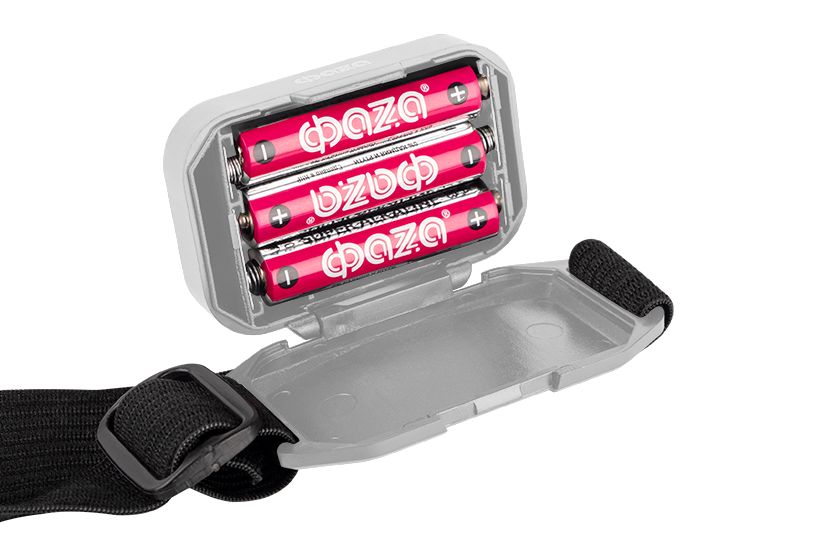 Налобный светодиодный фонарь ФАZA от батареек 100 лм 70х42 H9-L1W-gy