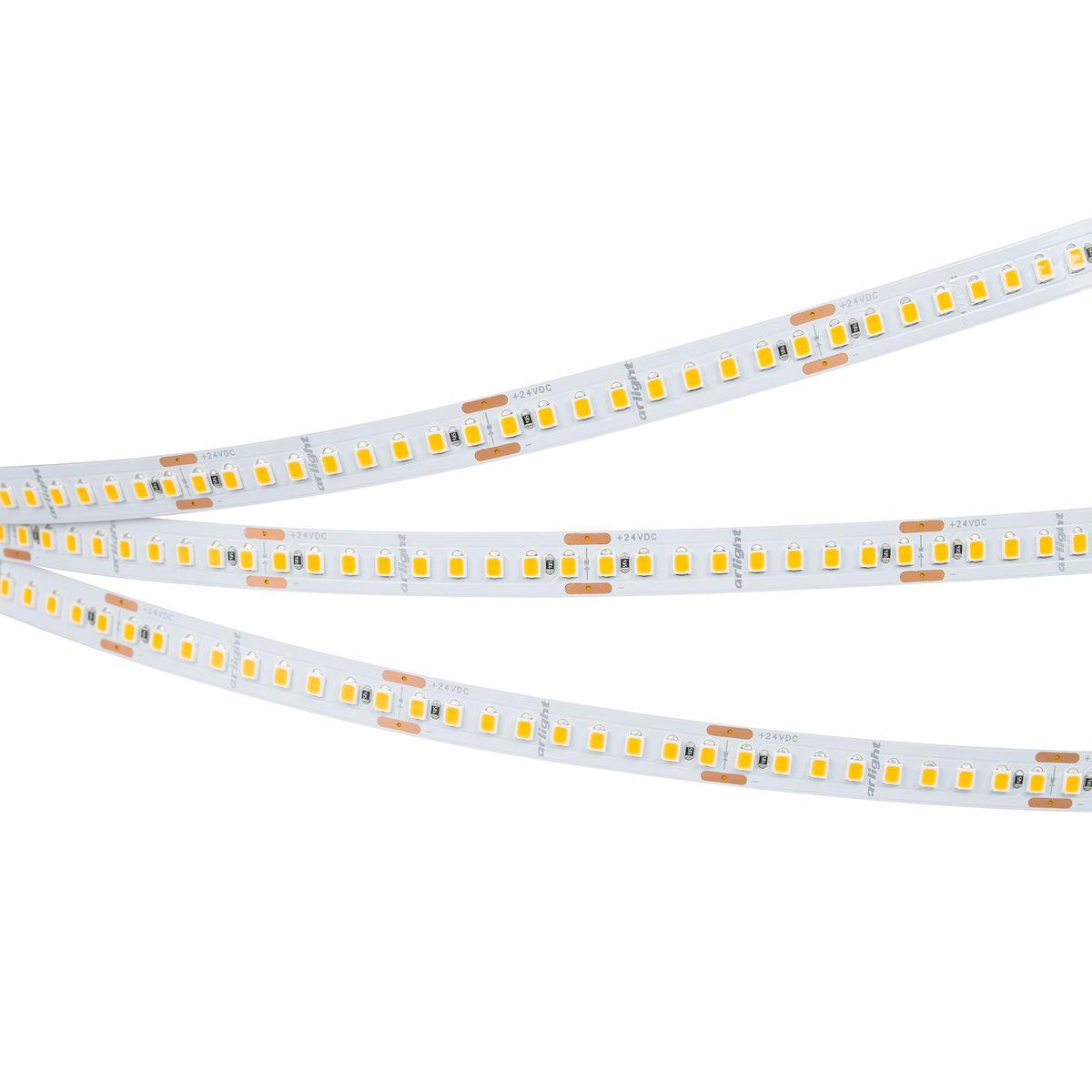 Светодиодная лента Arlight 12W/m 80Led/m 2835SMD теплый белый 5M UL-A180-10mm 24V Warm3500 044514