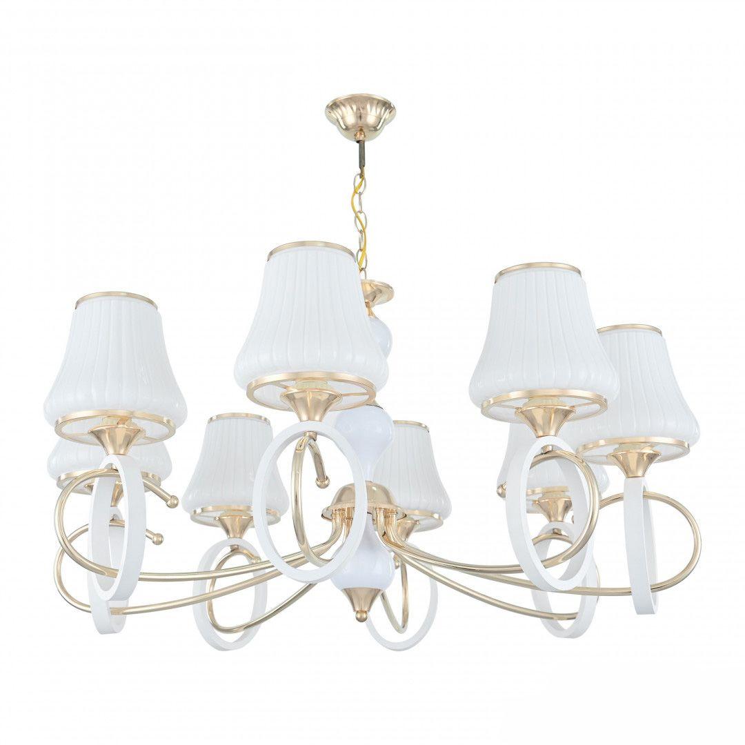 Подвесная люстра Arte Milano Florentia-2387 302387/8 Wh/Gd