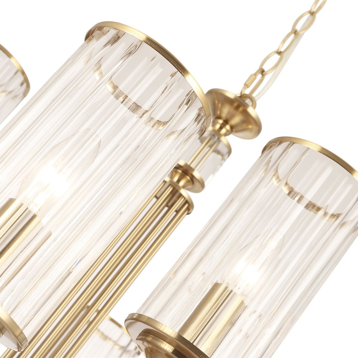 Подвесная люстра Crystal Lux Gloria SP9 Brass