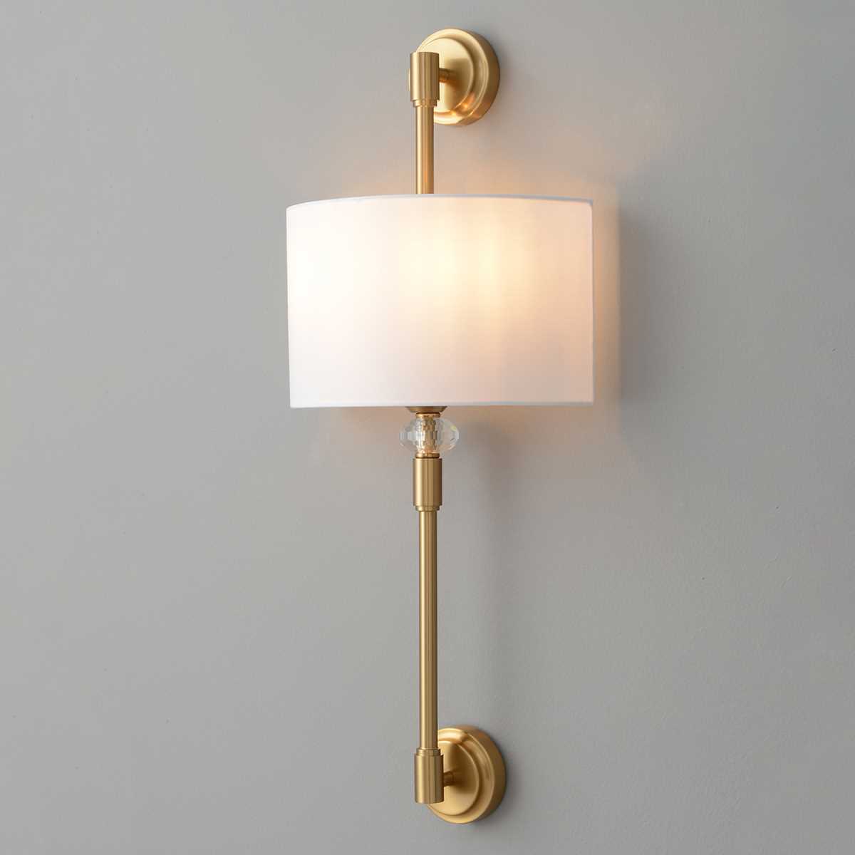 Бра Crystal Lux VINTAGE AP2 BRASS