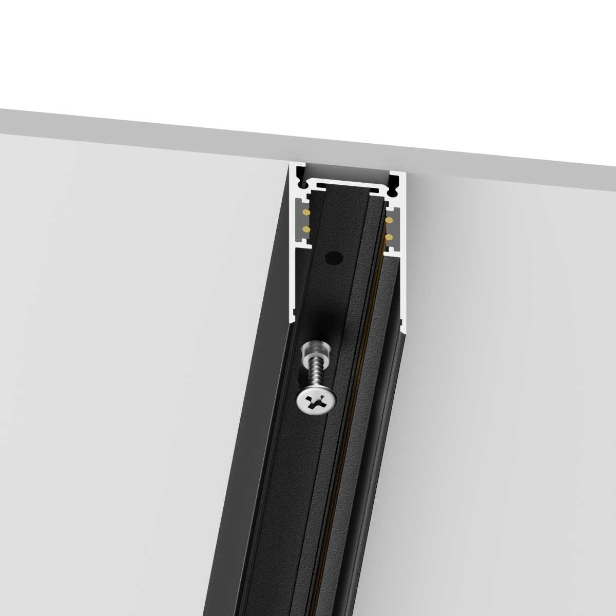 Шинопровод накладной Hesby Lighting ElDeko 48В-1м, чёрный HSBL_0051