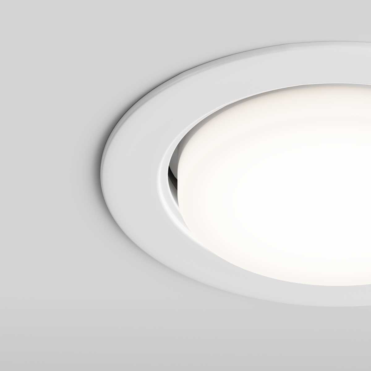 Встраиваемый светильник Hesby Lighting Orbit IP20, 15Вт, GX53, белый HSBL_0131
