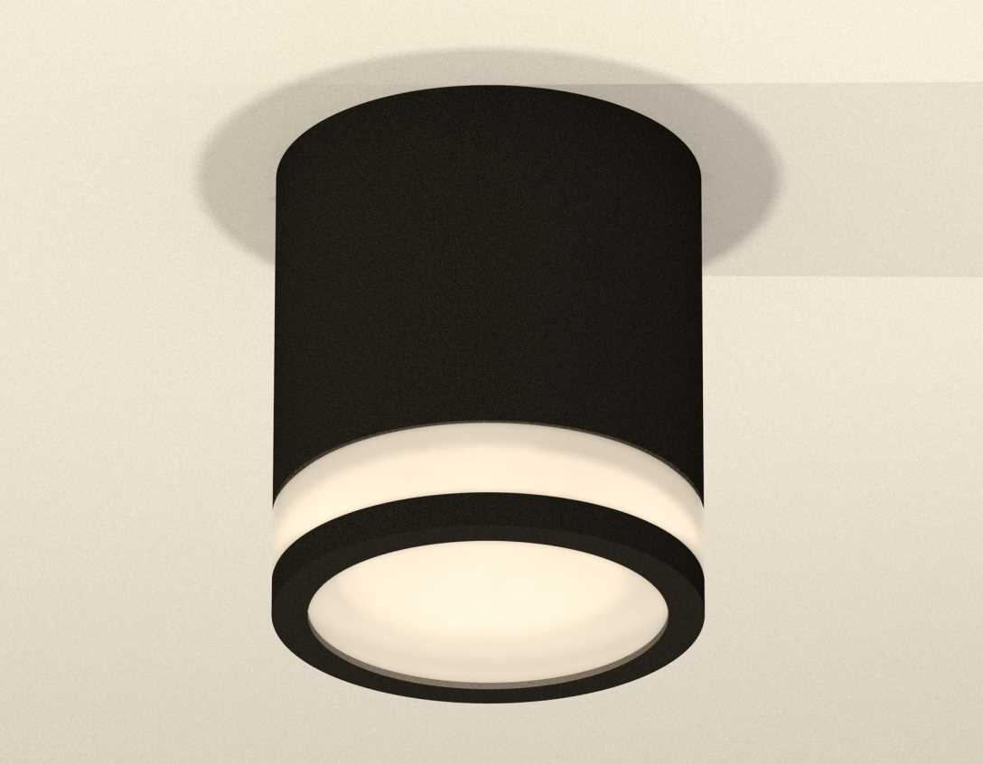 Комплект накладного светильника Ambrella light Techno Spot XS7402031 SBK/FR черный песок/белый матовый (C7402, N7121)