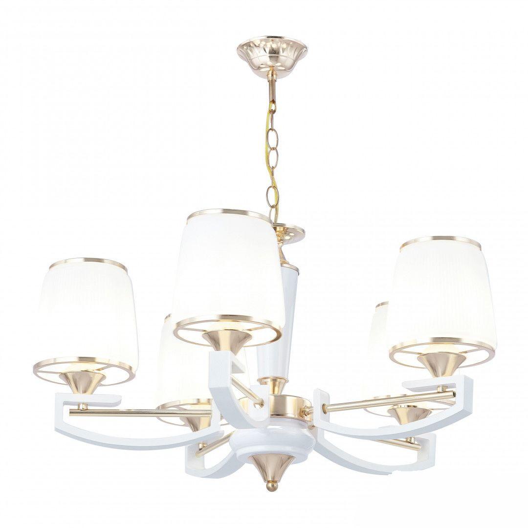Подвесная люстра Arte Milano Florentia-2457 302457/5 Wh/Gd