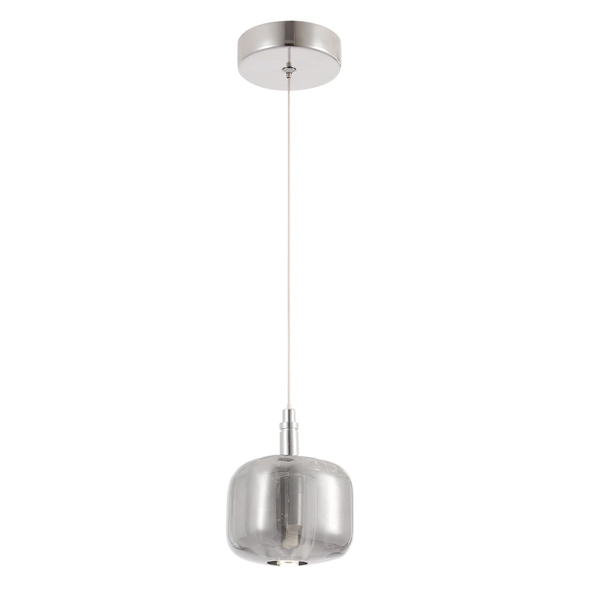 Подвесной светильник Crystal Lux Box SP1 Chrome/Smoke