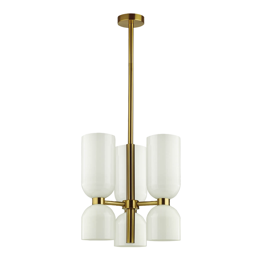 Подвесная люстра Odeon Light Midcent Orinoco 4798/6