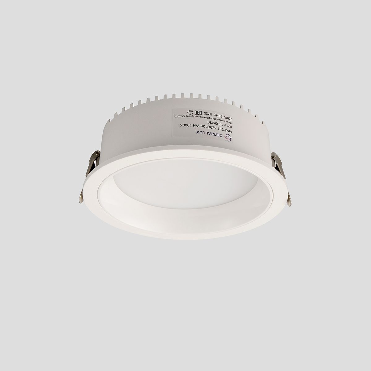 Встраиваемый светодиодный светильник Crystal Lux CLT 529C135 WH 4000K