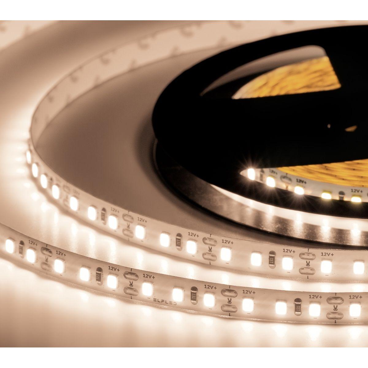 Лента светодиодная ELF 600SMD диодов (2835), 12В, 5м без пайки ELF-600SMD2835NWnw4000-u