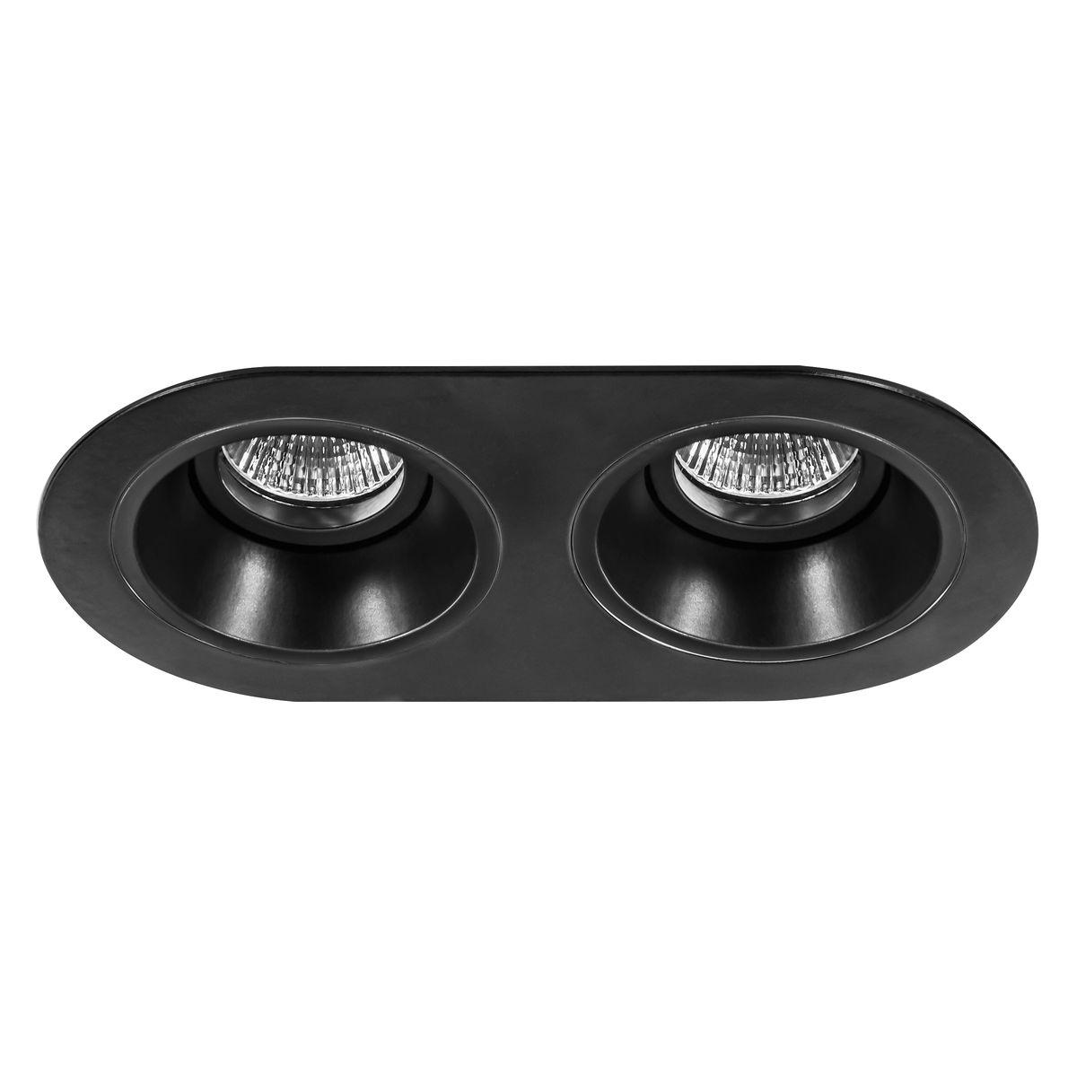 Комплект из светильников и рамки Lightstar Domino Round (214657+214607+214607) D6570707