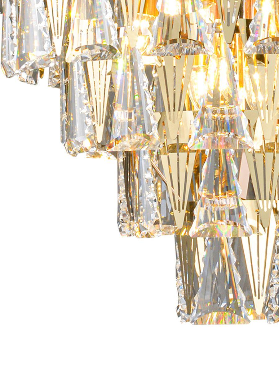 Подвесная люстра Natali Kovaltseva Amanda II 81441/12C Gold