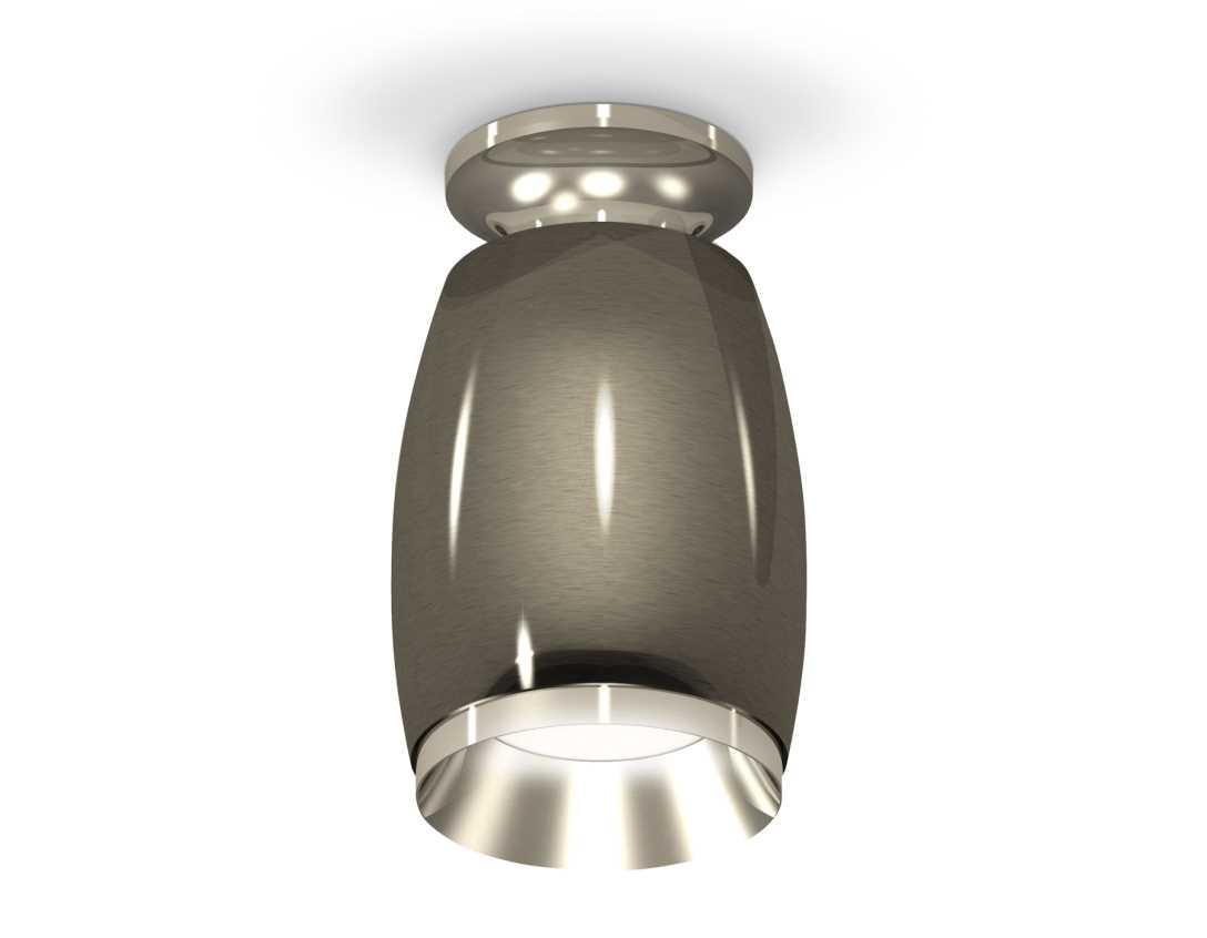 Комплект накладного светильника Ambrella light Techno Spot XS1123040 DCH/PSL черный хром/серебро полированное (N6903, C1123, N7032)