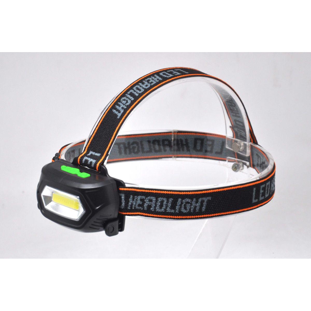 Налобный светодиодный фонарь Gauss аккумуляторный 77х50 200 лм GF409