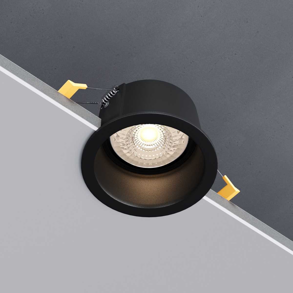 Встраиваемый светильник Elektrostandard Hide 25008/01 GU10 черный a064263