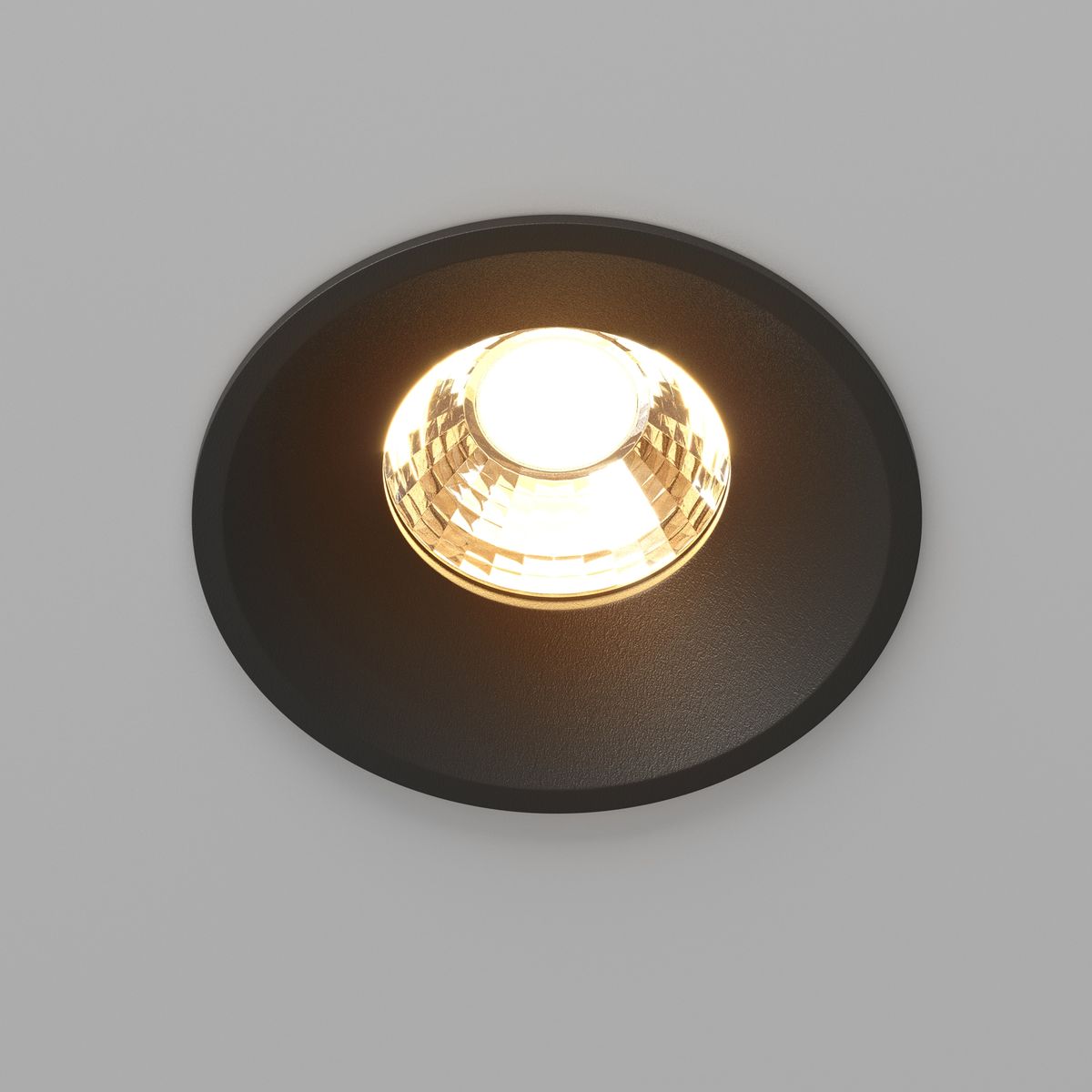 Встраиваемый светодиодный светильник Maytoni Technical Round DL058-12W2.7K-B