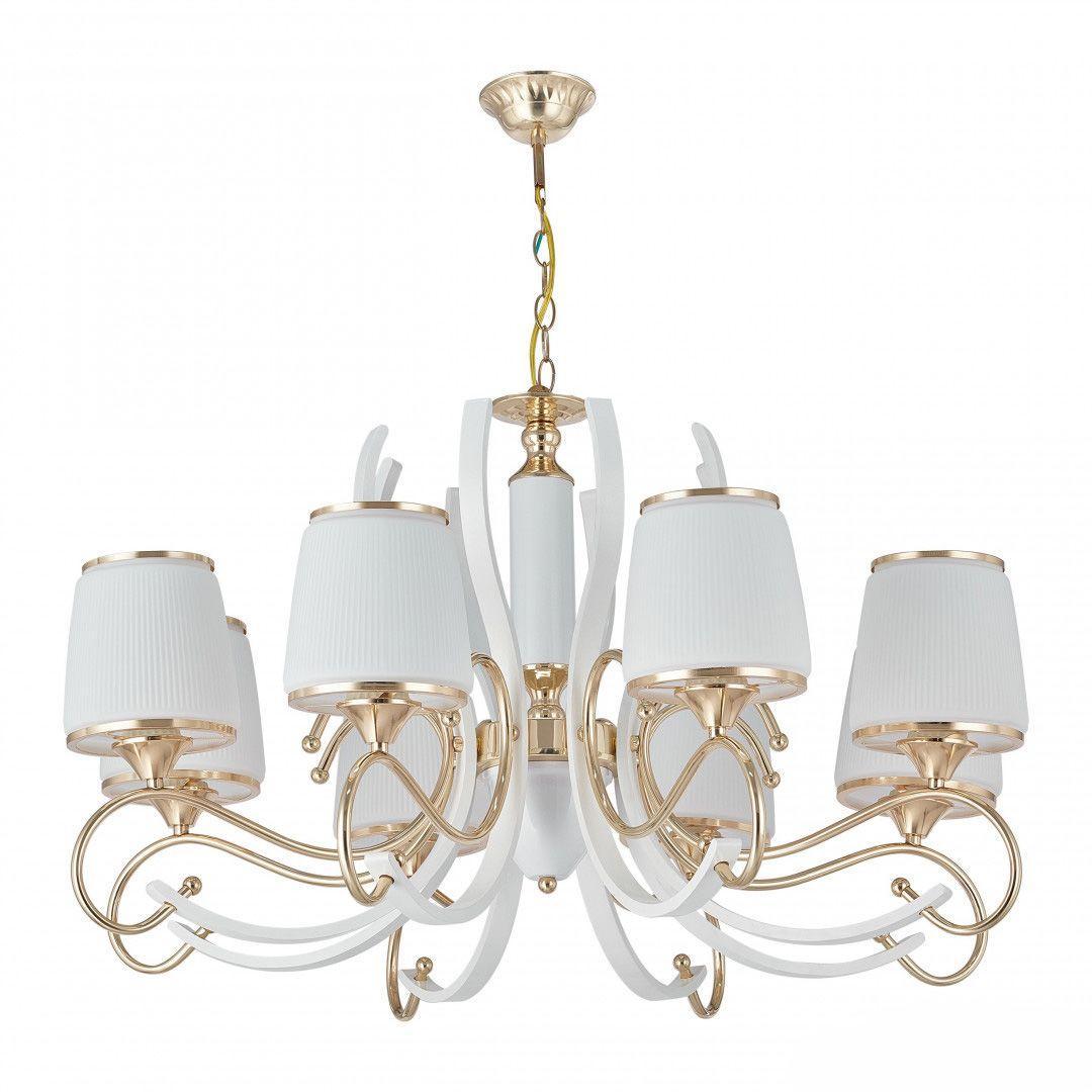Подвесная люстра Arte Milano Florentia-3857 303857/8 Wh/Gd