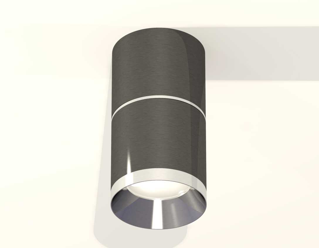Комплект накладного светильника Ambrella light Techno Spot XS7403041 DCH/PSL черный хром/серебро полированное (C7403, A2070, C7403, N7032)