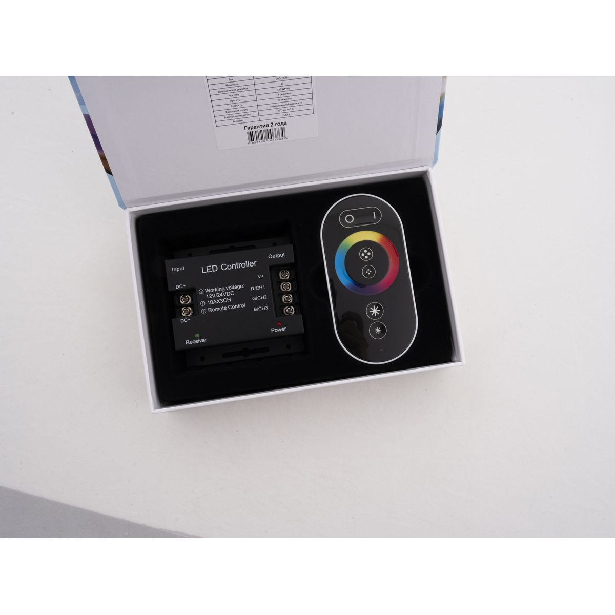 Контроллер LEDS POWER RGB T3 RF 30A сенсорный ПДУ 003764