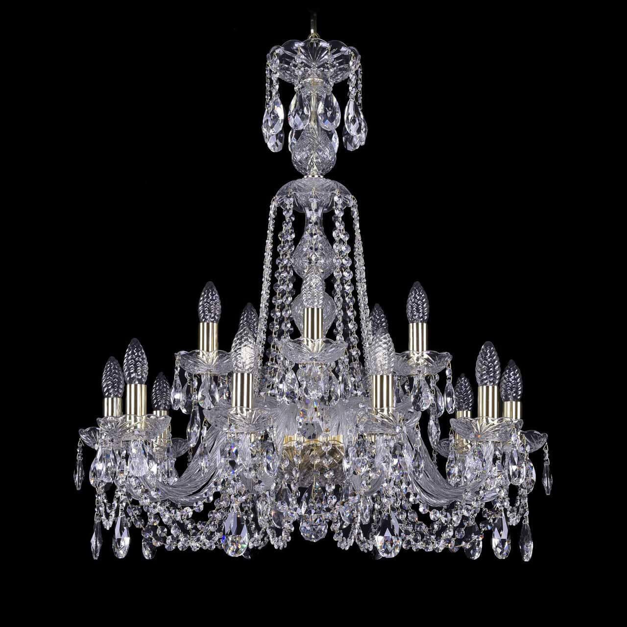 Подвесная люстра Bohemia Ivele 1402/10+5/240/XL-77 G