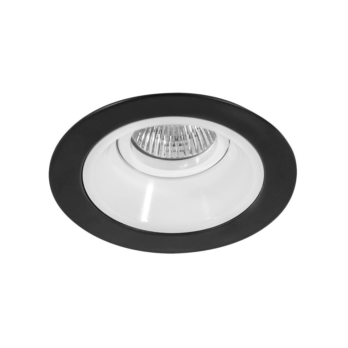 Комплект из светильника и рамки Lightstar Domino Round (214617+214606) D61706