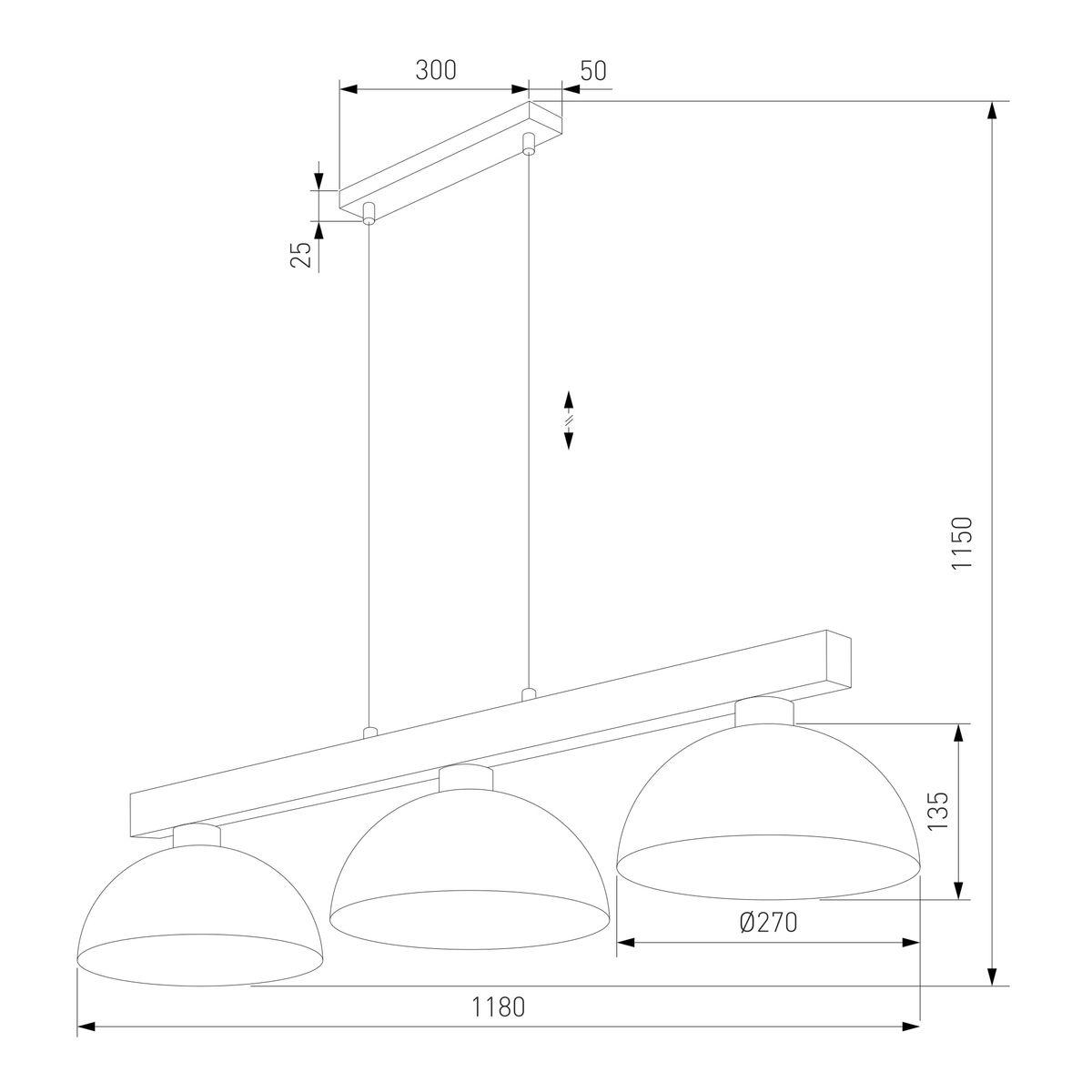 Подвесной светильник TK Lighting 4710 Oslo