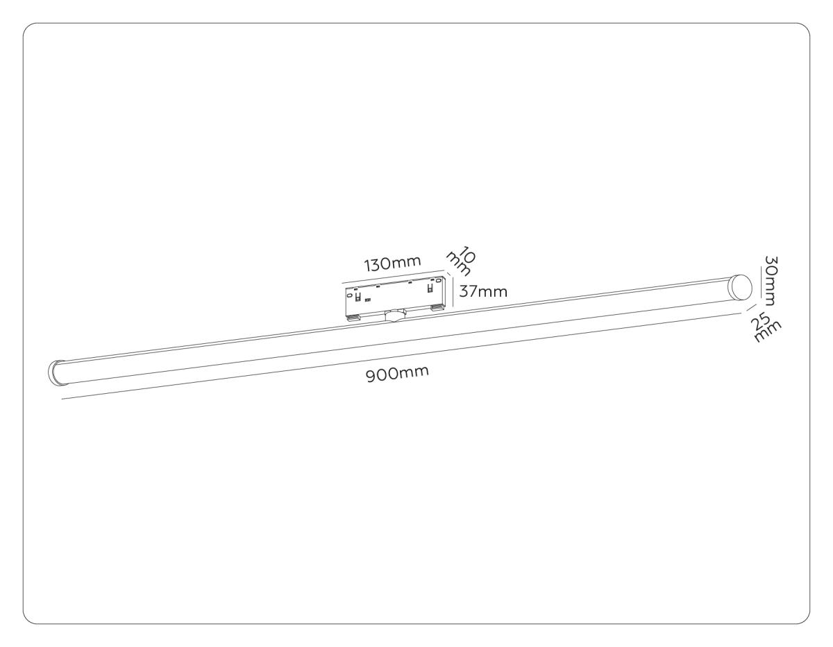 Трековый светильник Ambrella Light TRACK SYSTEM GL2380