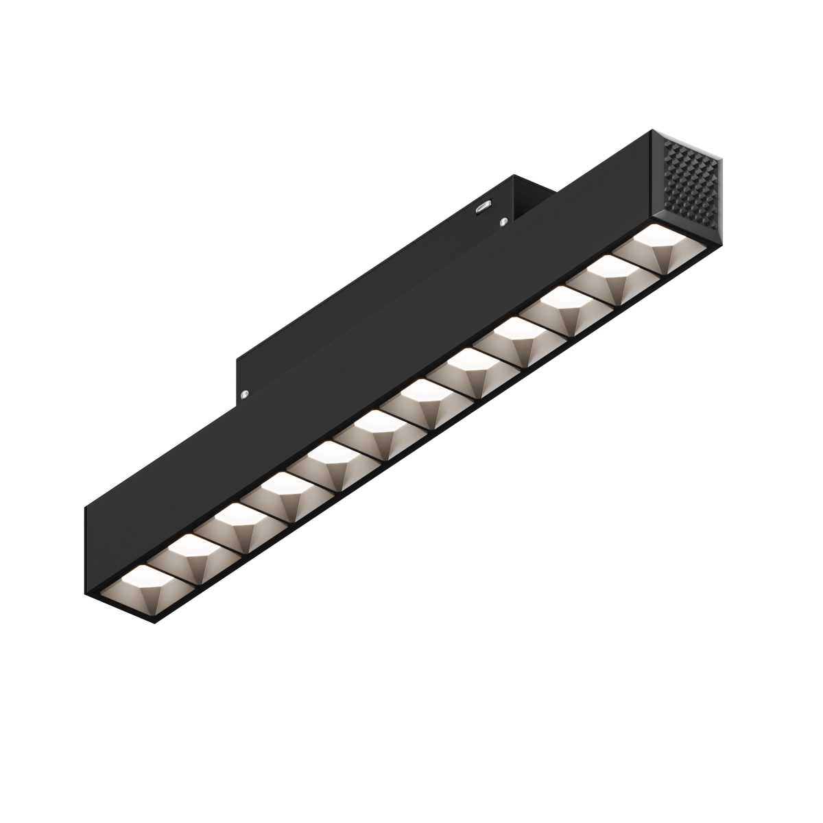 Трековый линейный светильник направленного света Hesby Lighting ElDeko ,220мм-4000К, 12Вт, черный HSBL_0147
