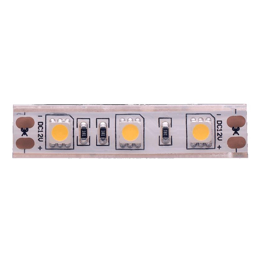 Светодиодная влагозащищенная лента SWG 14,4W/m  60Led/m 5050SMD теплый белый 5M SWG560-12-14.4-WW-68-M 009269