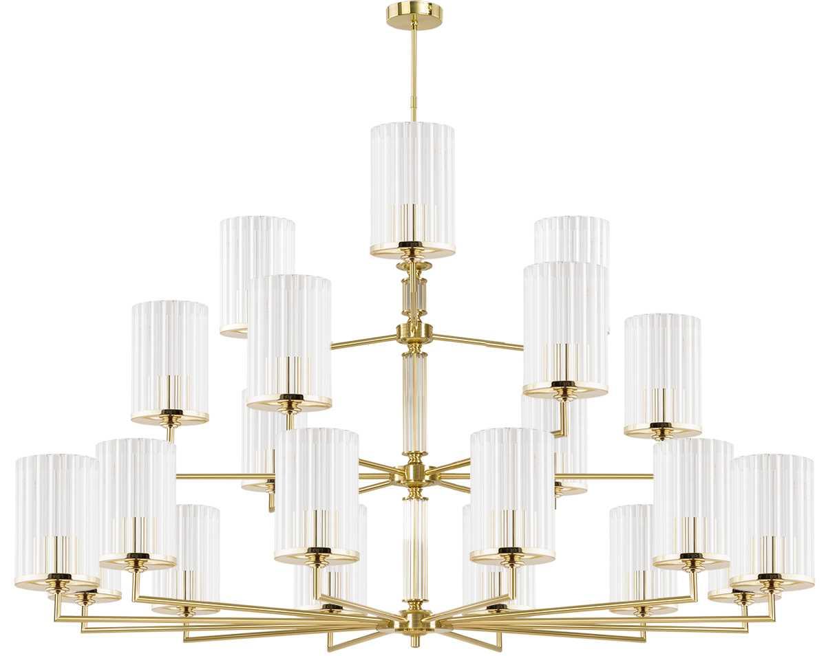 Подвесная люстра KUTEK MOOD Artu Ryfel ART-ZW-12+6+3(ZM)R