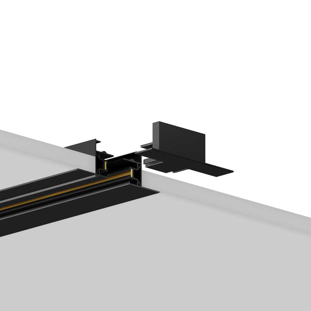 Шинопровод Hesby Lighting Skylite встраиваемый Однофазный 220В-2м, чёрный HSBL_0012