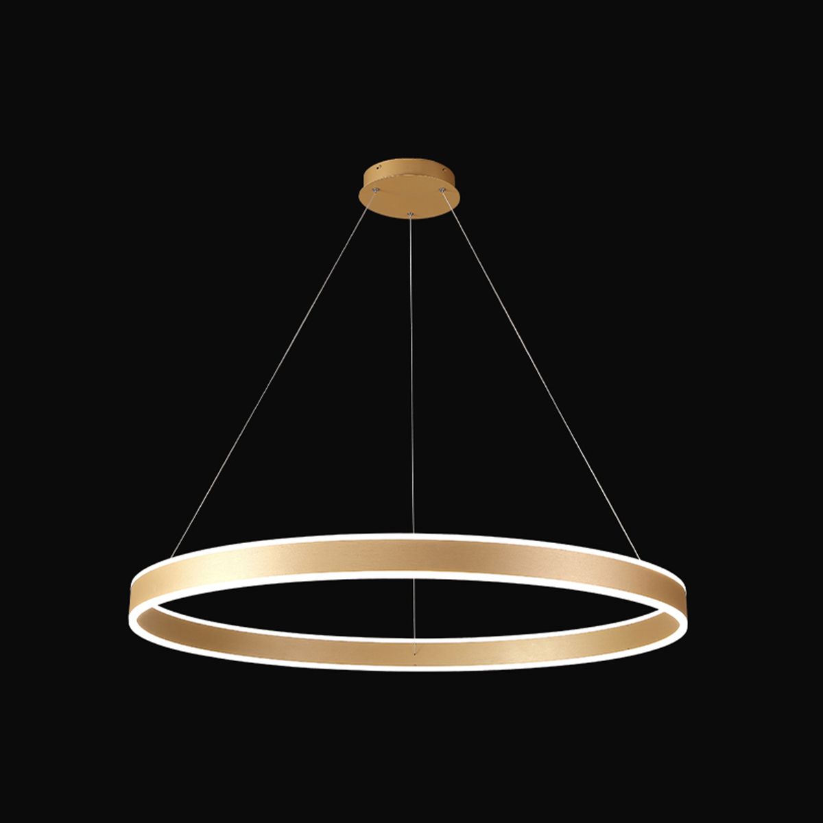 Подвесная люстра Crystal Lux MUCHOS SP88W LED D1000 GOLD