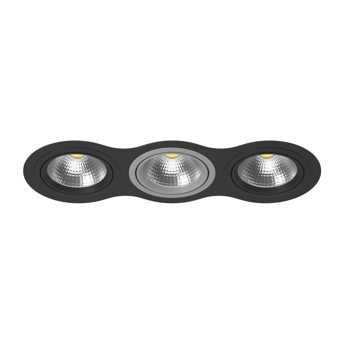 Комплект из светильника и рамки Lightstar Intero 111 (217937+217907+217909+217907) i937070907