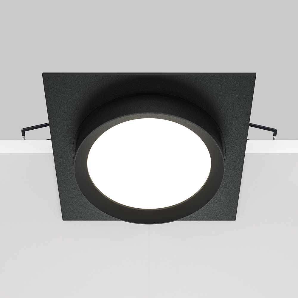 Встраиваемый светильник Maytoni Hoop DL086-GX53-SQ-B