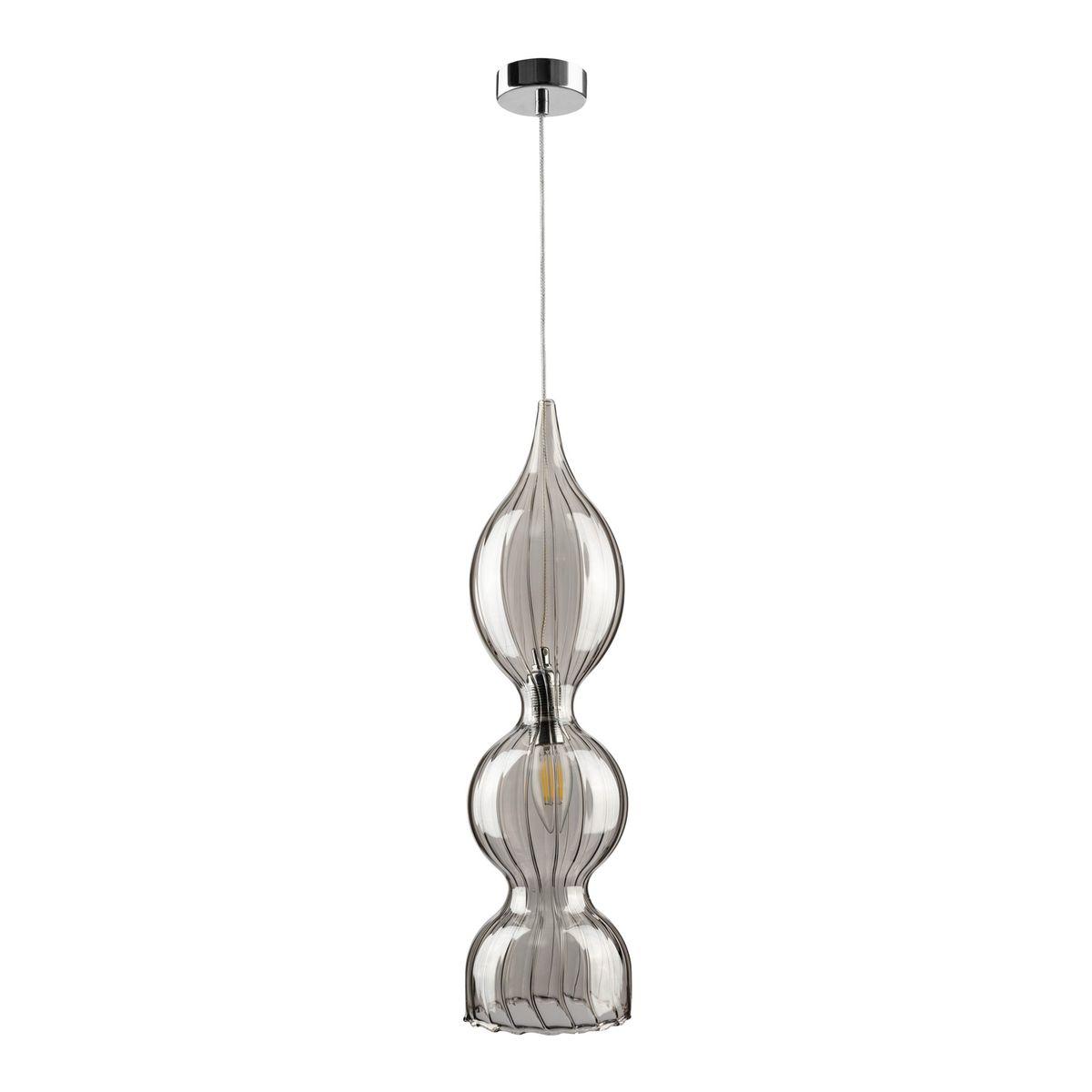 Подвесной светильник Crystal Lux Iris SP1 B Smoke