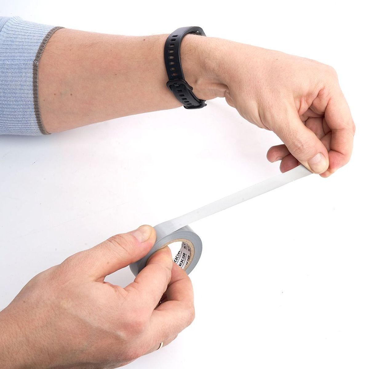 Изоляционная лента Stekker INTP01319-10 0,13*19 10 м серебро 39908