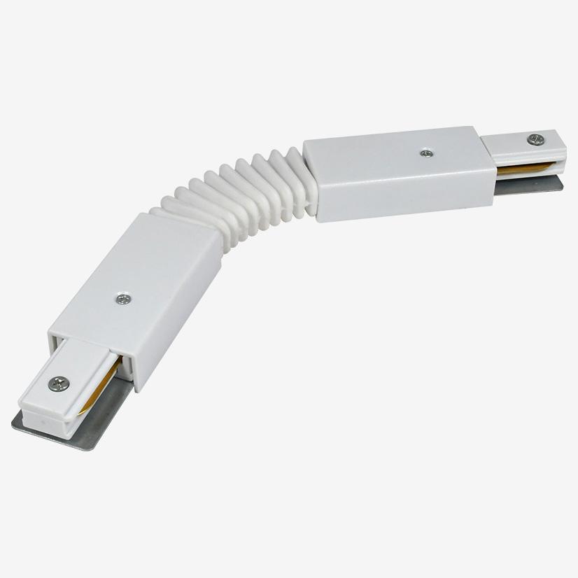 Коннектор гибкий Hesby Lighting Skylite для накладного шинопровода 220В, белый HSBL_0033