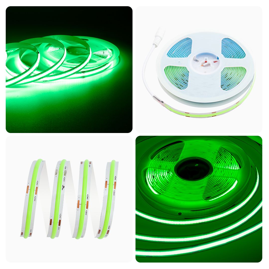 Светодиодная лента Apeyron 11W/m 352LED/m COB зеленый 2M 184ОО