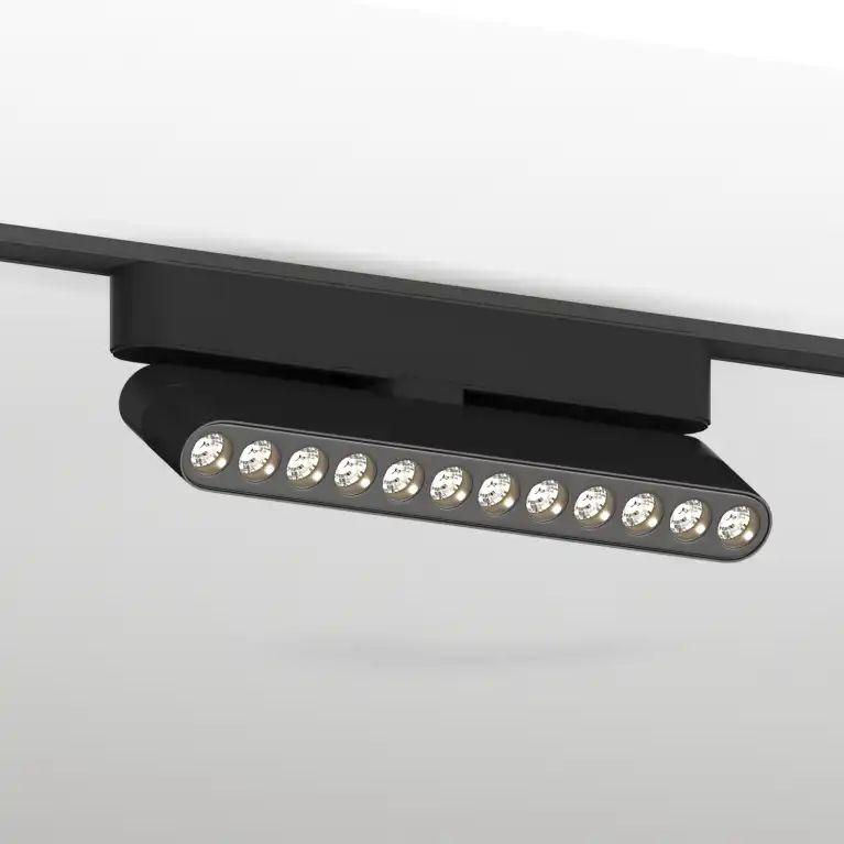 Трековый поворотный светильник ZZOK Nemo 12W 4000K Black NRL12-BK4K