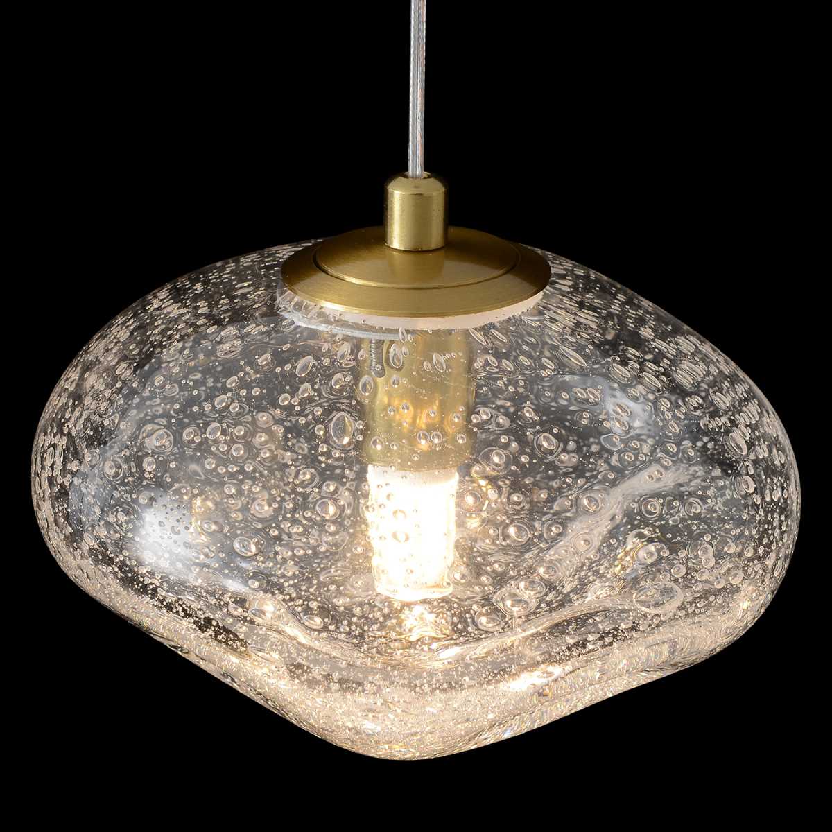 Светильник подвесной Crystal Lux FORMLESS SP1 TRANSPARENT