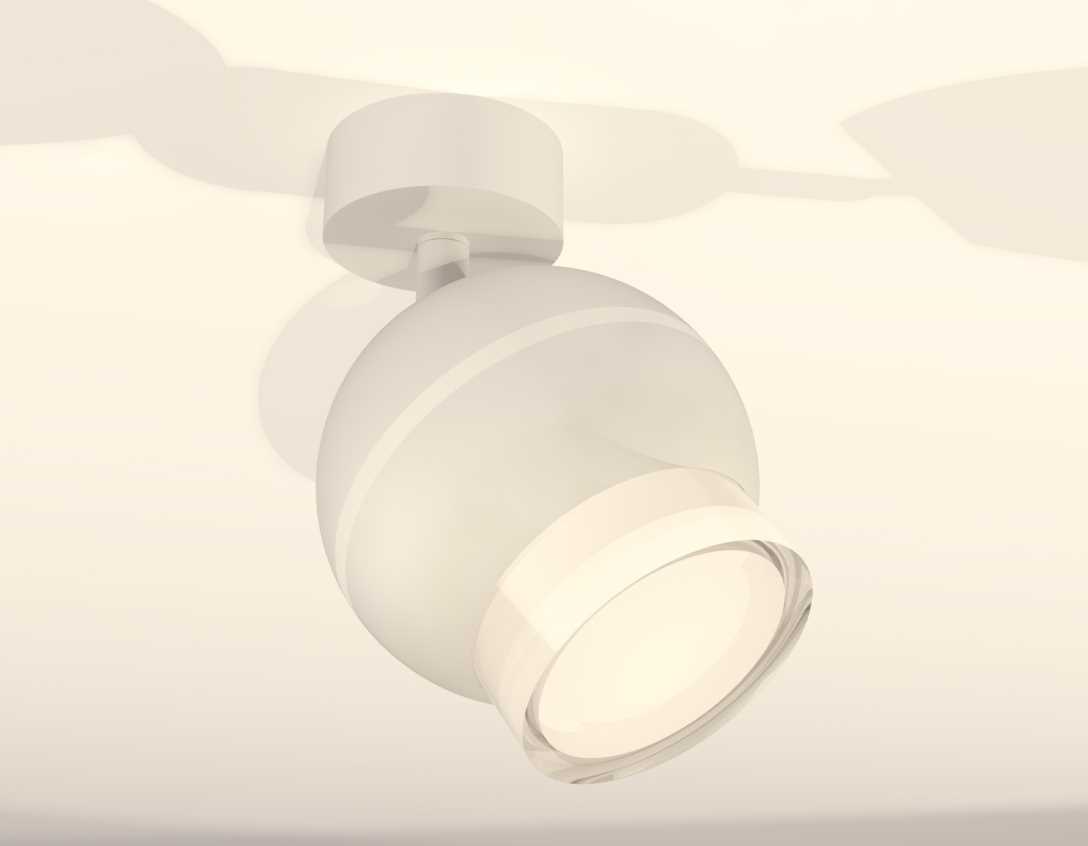 Комплект накладного светильника Ambrella light Techno Spot XM1101016 SWH/FR/CL белый песок/белый матовый/прозрачный (A2202,C1101,N7160)