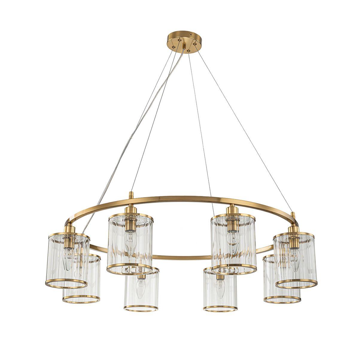 Подвесная люстра Indigo Dante 13022/8P Brass V000406