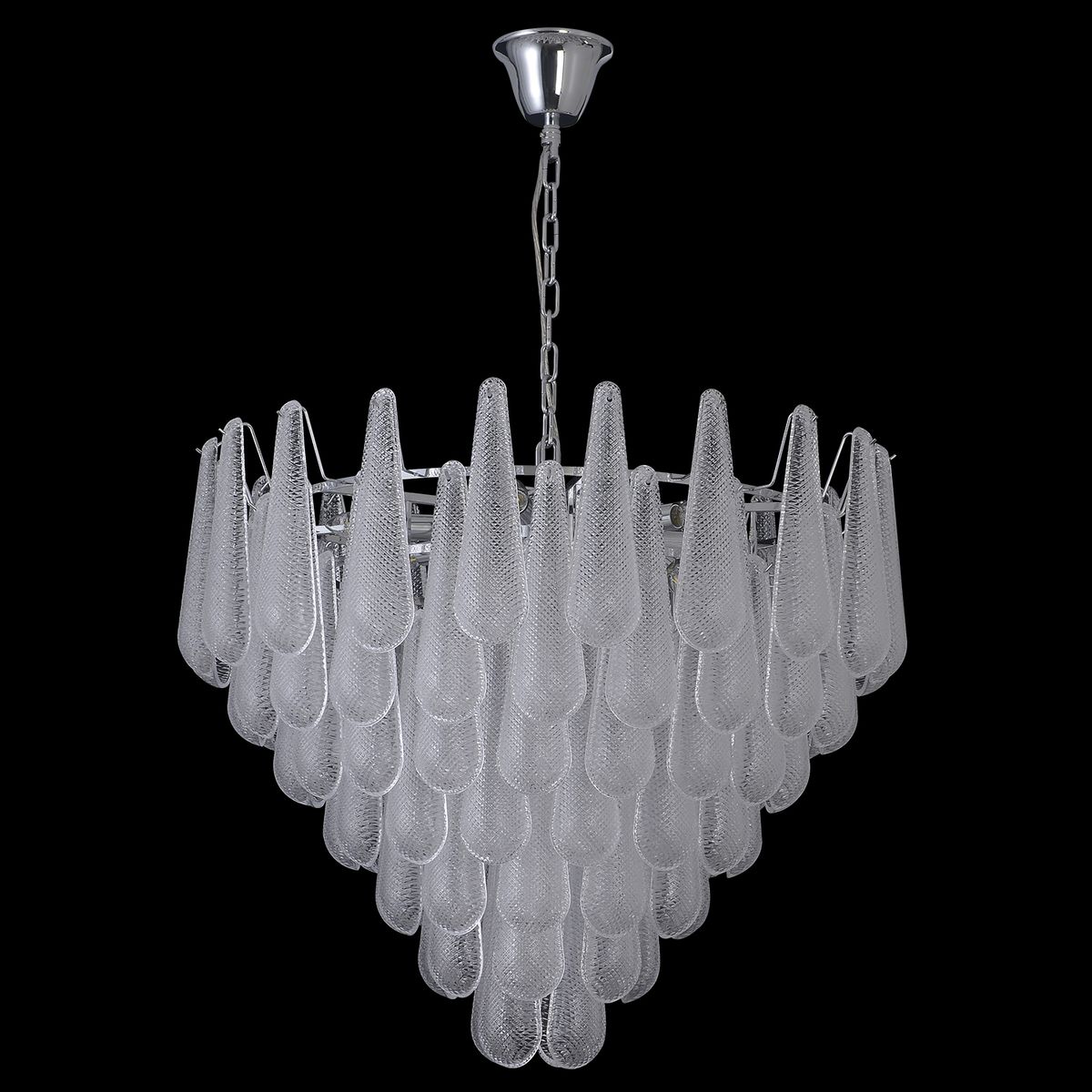Подвесная люстра Crystal Lux FONTAIN SP18 CHROME