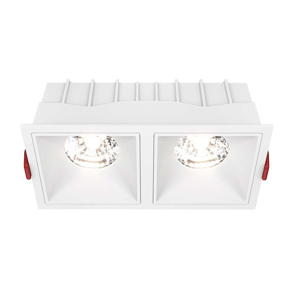 Встраиваемый светильник Maytoni Alfa LED DL043-02-15W4K-D-SQ-W