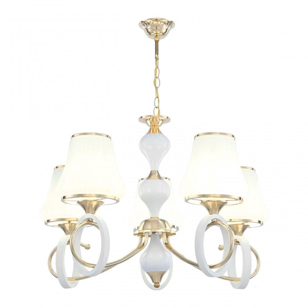 Подвесная люстра Arte Milano Florentia-2387 302387/5 Wh/Gd