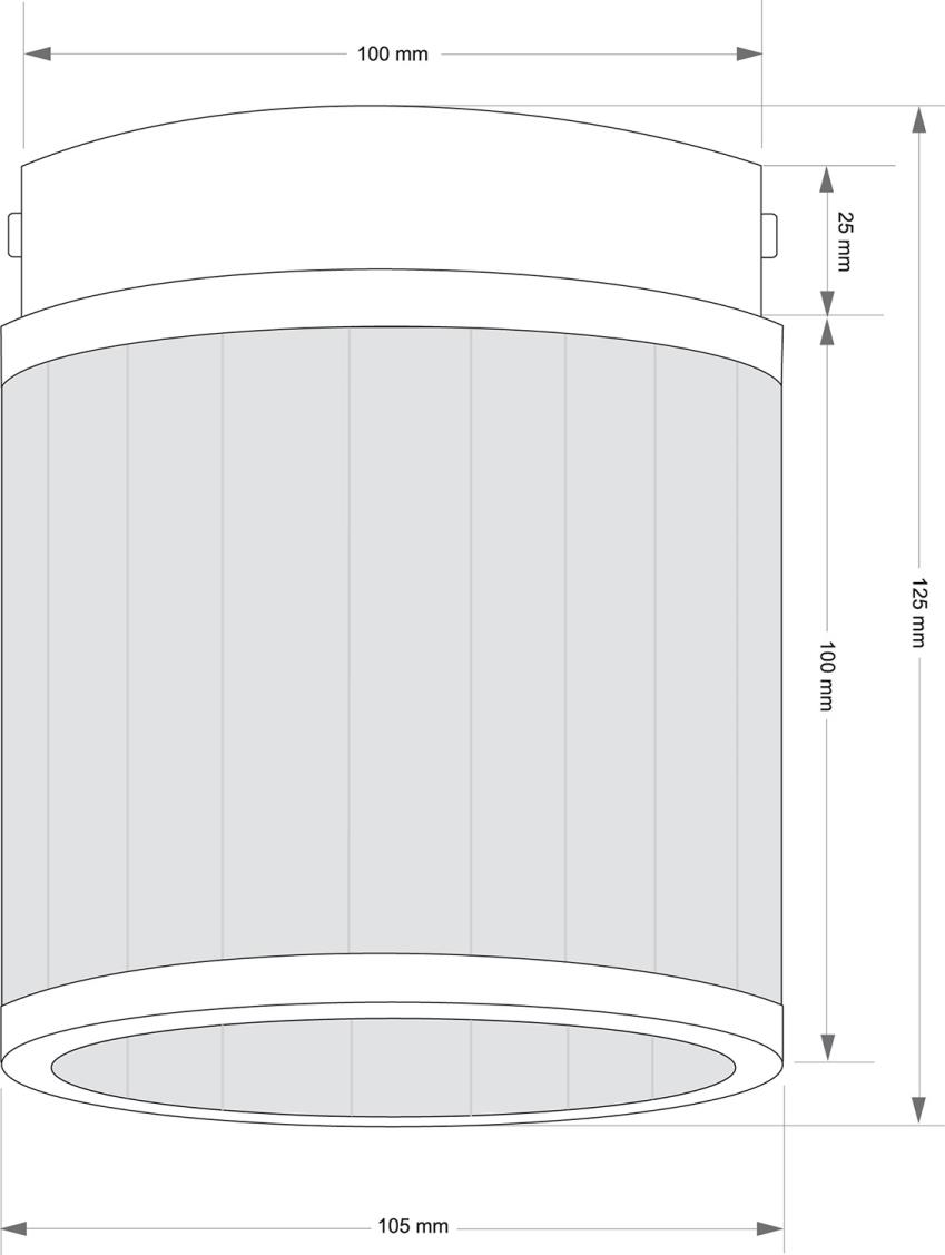 Потолочный светильник  KUTEK ERBA ERB-OCZ-1(ZM)