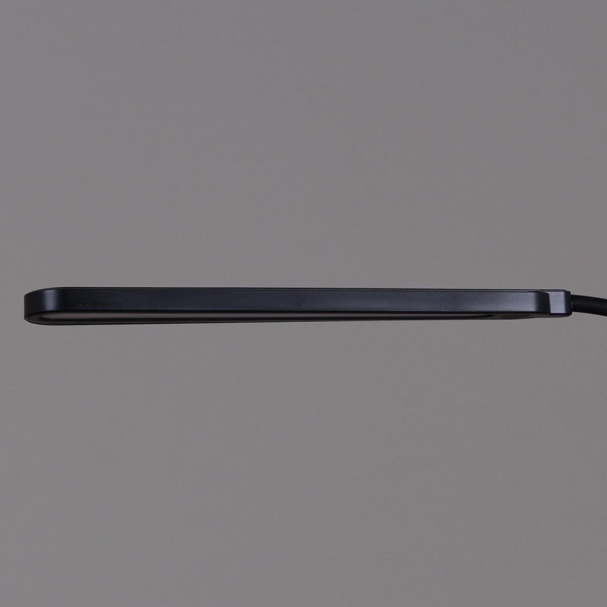 Настольная светодиодная лампа на струбцине Reluce 00868-0.7-01L BK