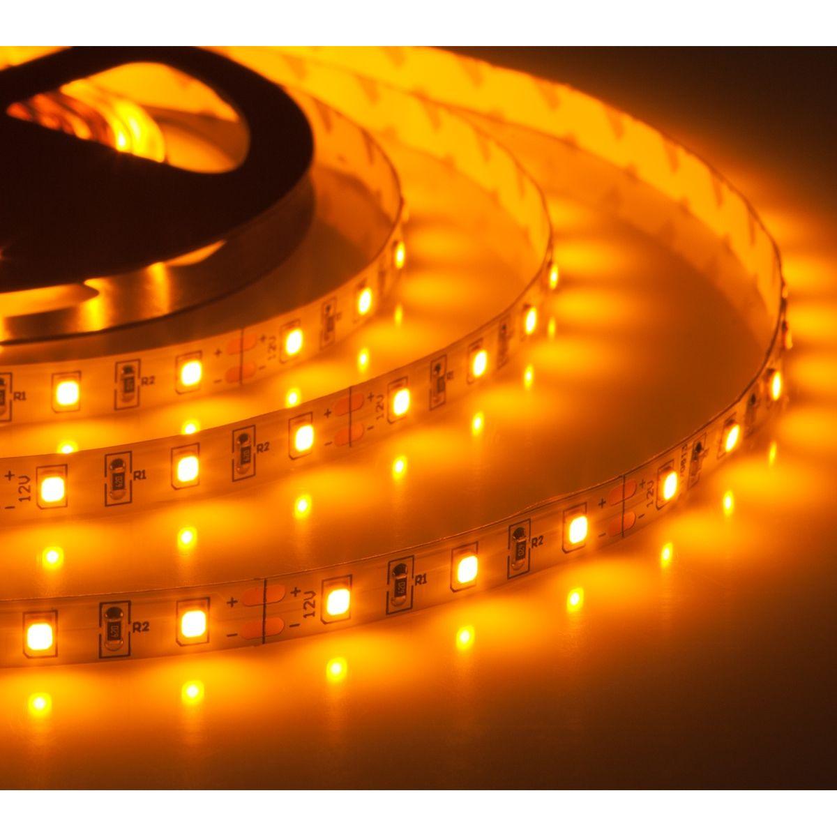 Лента светодиодная ELF 300SMD диодов (2835), 12В, 5м, желтая ELF-300SMD2835NWY