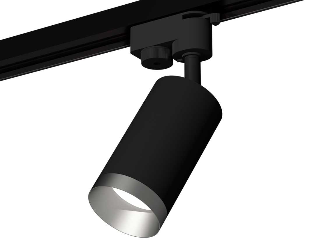 Комплект трекового светильника Ambrella light Track System XT6323063 SBK/MCH черный песок/хром матовый (A2521, C6323, N6133)