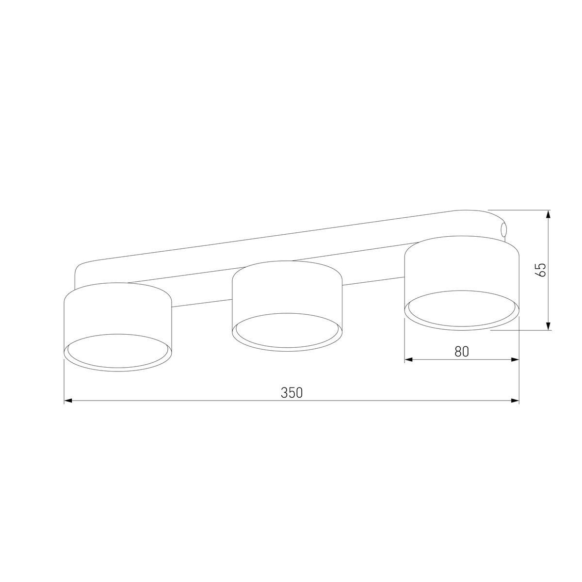 Потолочная люстра TK Lighting 3392 Space White